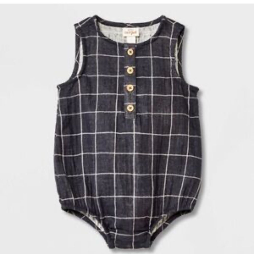 Cat & jack gray romper sleeveless